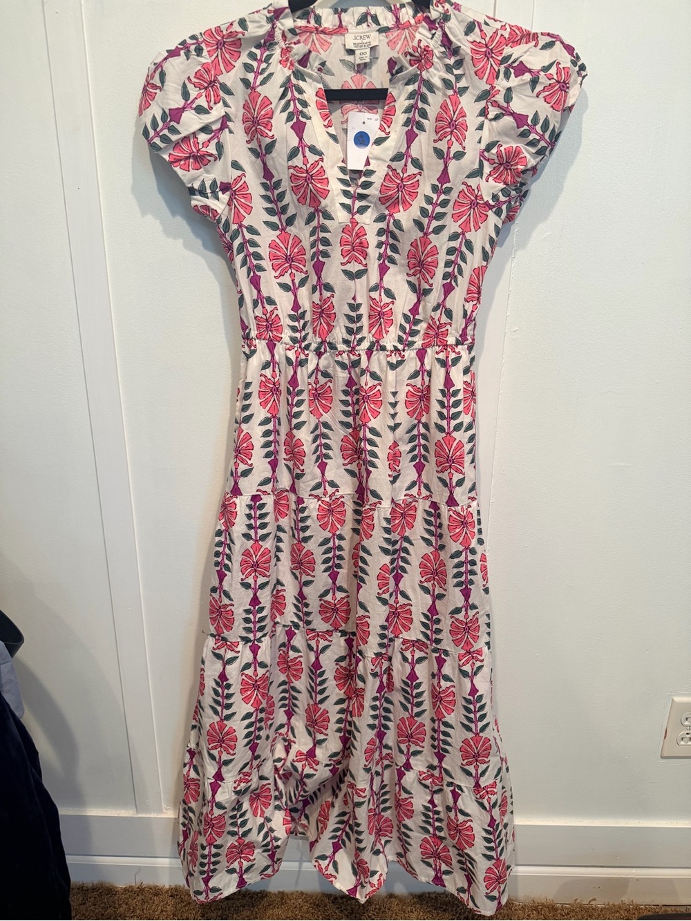 NWT J Crew Factory Willa midi dress